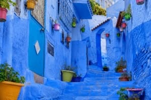 Chefchaouen in Morocco, illustrative tour photograph
