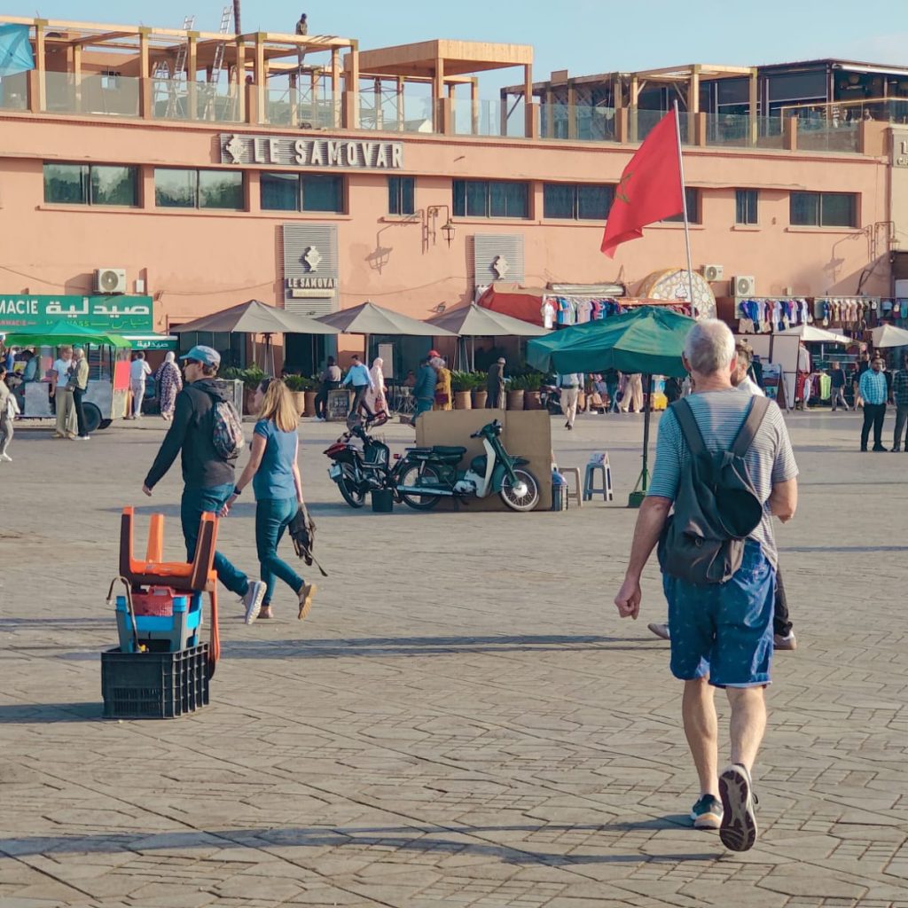 guide morocco tour 2025, marrakech city in jamaa elfna