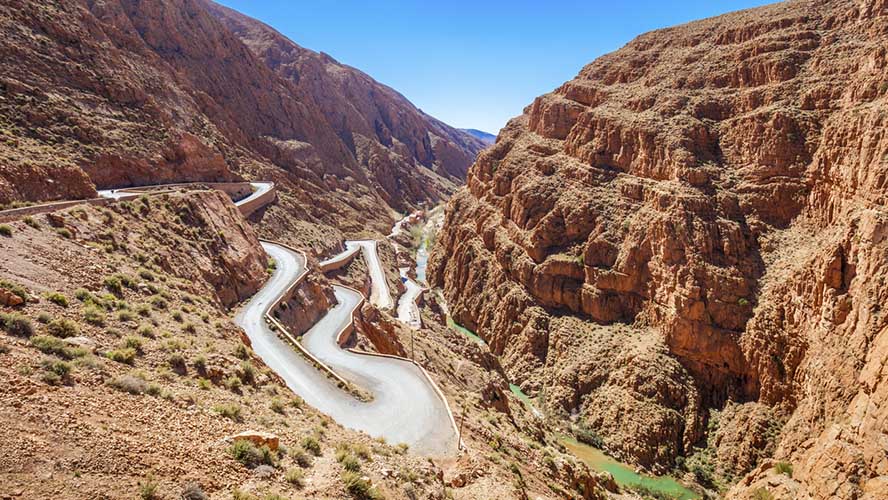 dades valley on 12 days tour from casablanca to marrakech