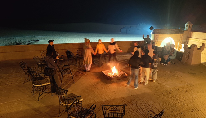 Traditional Berber Music Under the Stars